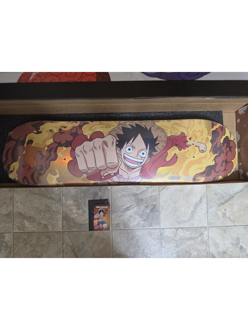 Bear Walker X One Piece Blind Box Skate Deck LUFFY LE 2500